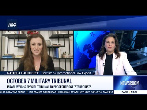 Natasha Hausdorff discusses proposed special tribunal for 7/10/23 crimes on i24