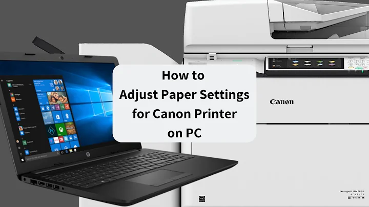 How to Change Paper Settings On PC for Canon Printers