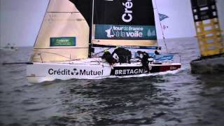 Tour France Voile : Bretagne - Crédit Mutuel Elite sur l'étape Roscoff-Talmont St-Hilaire