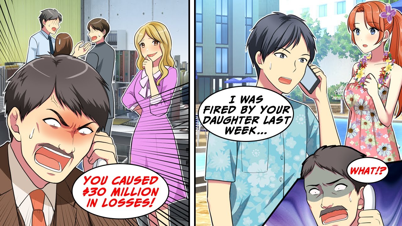 [Manga Dub] CEO blamed Me for $300M loss, but I was fired by His Daughter last week...!? [RomCom]