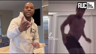 &quot;Sugar In His Tank&quot; Floyd Mayweather Post Zesty Vid Of Gervonta Davis After Threatening To KO Him