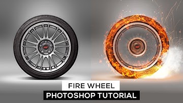 Wheel on Fire Effect - Photoshop Tutorial