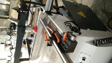 Single Line wood boring machine operate video KC-D1