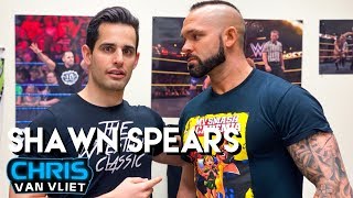 Shawn Spears on the chairshot to Cody, signing with AEW, his wife Peyton Royce, Tully Blanchard