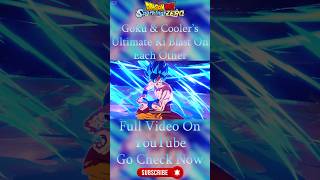 Goku VS Cooler.#dragonball #dragonballz #dragonballsuper #sparkingzero #games #goku #dbs #vegeta.