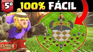 Como GANAR el Nuevo DESAFÍO de CLASH OF CLANS 💪 Evento de Haaland #5 Tiro Libre (Atacar Desafíos)