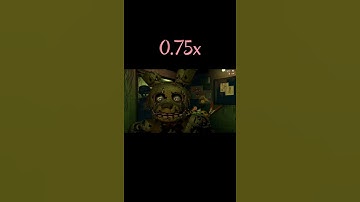 FNaF 3 – Springtrap – Jumpscare 0.25x ➜ 2x