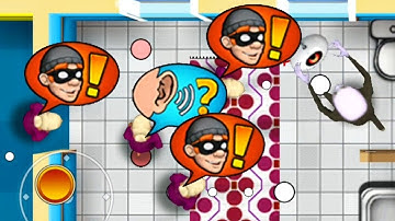 Robbery Bob 2 - Alien Costume Troll All Police Gameplay #8