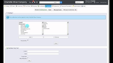 Prestashop topmenu  Changing links on the top menu