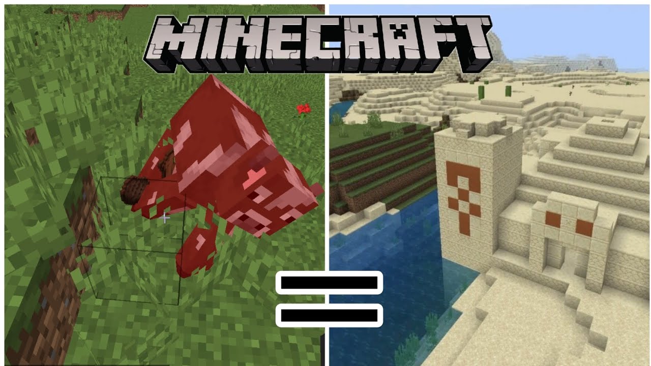 MINECRAFT ALE MOBY GENERUJĄ STRUKTURY