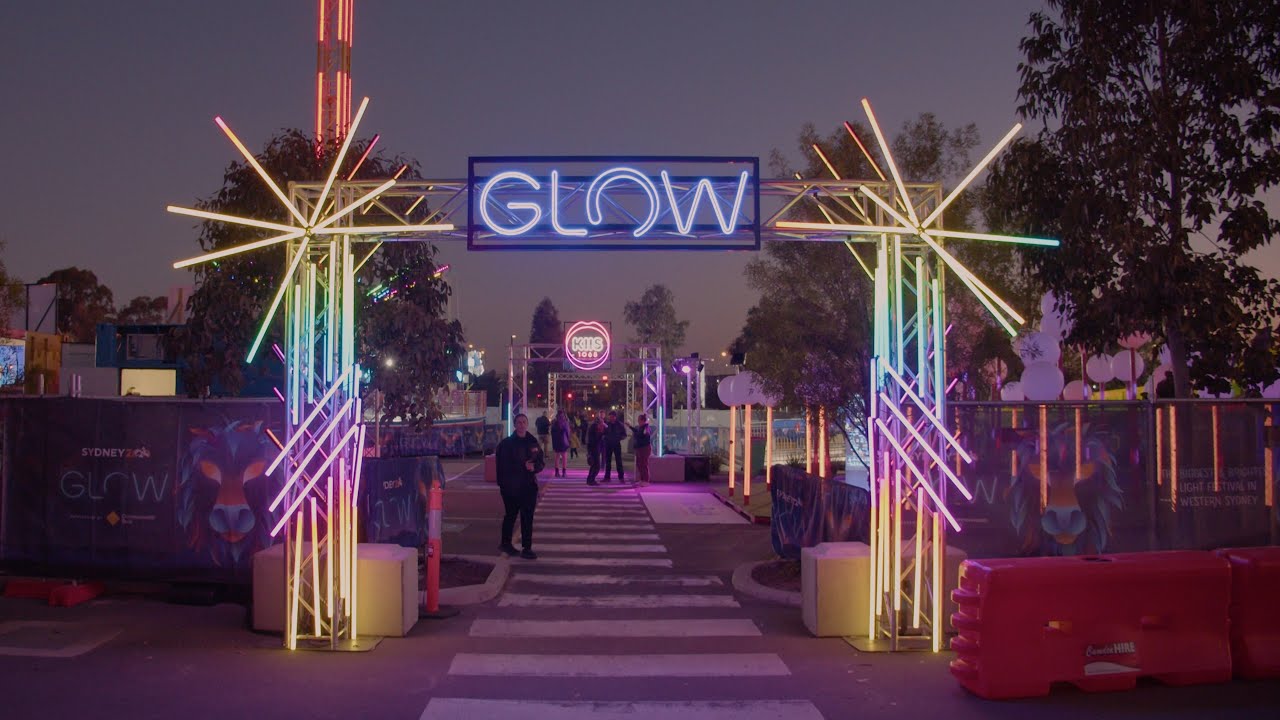 William Buck Sydney Zoo Glow Festival 2024 YouTube