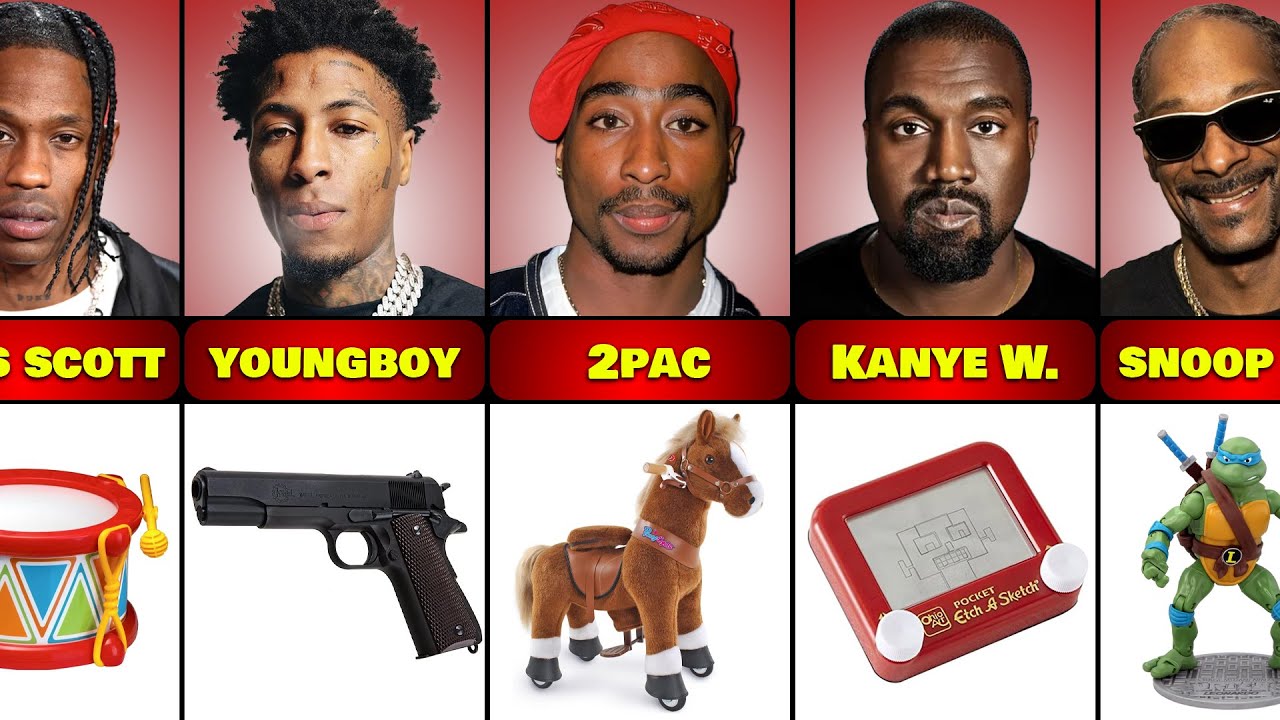 Common Rapper Toys Famous Rappers Favorite Childhood Toys - YouTube