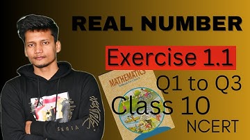 Class 10 Maths | Chapter 1 | Exercise 1.1 Q1 to Q3 | Real Numbers | NCERT | CLASS 10 | Rajmith study