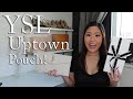 YSL Uptown Pouch Clutch - What Fits Inside, First Impressions, & SAINT LAURENT CARD CASE GIVEAWAY!