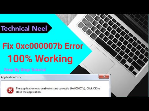 Fix 0xc000007b Application