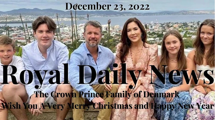 The Crown Prince Family of Denmark Releases a Chri...
