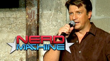 Conversation with Nathan Fillion - Nerd HQ (2012) HD - Zachary Levi