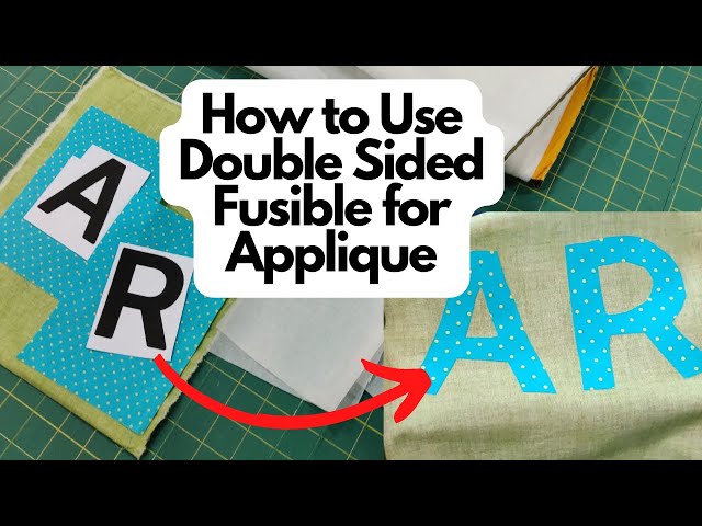 Step by step fusible applique with HeatnBond Lite