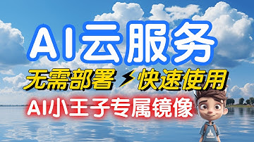 【Stable Diffusion】超详细云端使用教程 AI小王子专属定制镜像！