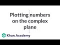 Plotting complex numbers on the complex plane | Precalculus | Khan Academy