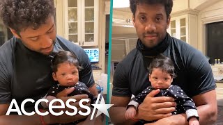 Ciara & Russell Wilson's Newborn Son Twins With Dad