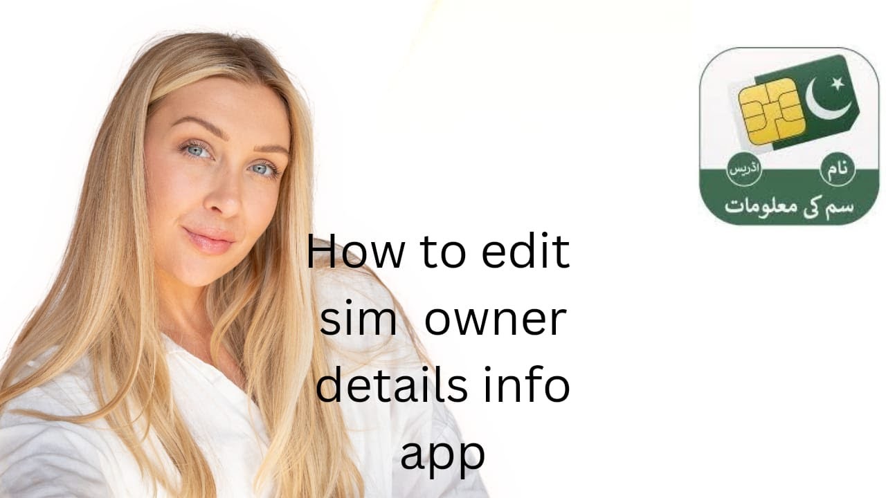 how to edit sim owner details info app - YouTube