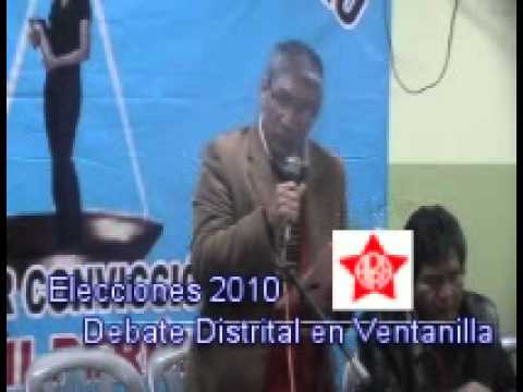 ELECCIONES MUNICIPALES 2010:DEBATE EN VENTANILLA