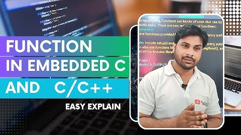 Function in C, C++ and #arduino embedded C ⚙️ |easy explain c programming
