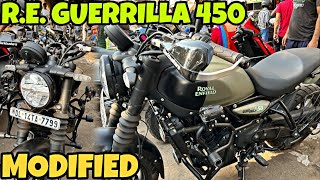 20 saal purane customer ki R.E. GUERRILLA 450 Kardi Ready | Detailing Modification | Crash Guard |