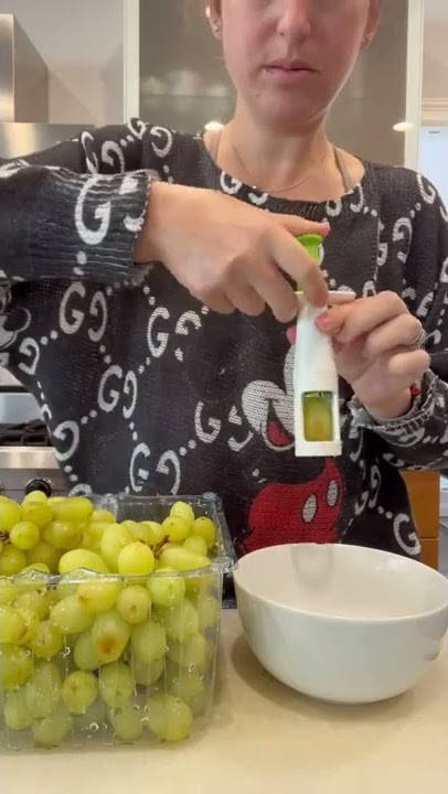 the OXO grape cutter is now my favorite kitchen tool. going to make cu