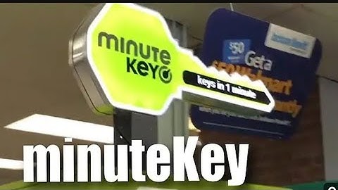 (Part:2) COPYING A KEY WITH THE MINUTEKEY KIOSK AT WALMART