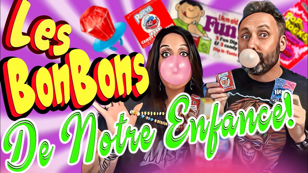 🍭🤯On Teste Les BONBONS De Notre Enfance (😋 🤮??) Bonbons Des Années 80