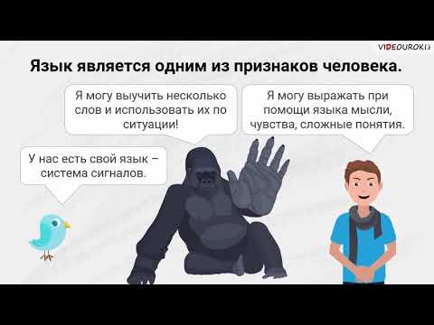 Видеоурок по русскому языку “Роль языка в обществе”