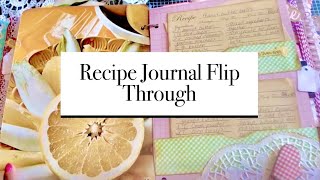 RECIPE JOURNAL FLIP THROUGH | MY SWEET 800 SUBSCRIBERS JOURNAL | YOU MUST SEE THIS😮🥰