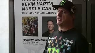 Ken Block, a professional rally driver with the Hoonigan Racing Division