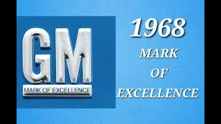 Radio Ad 1968 GM Mark of Excellence GENERAL MOTORS