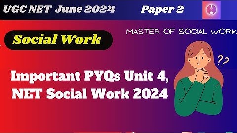 Important Topic and PYQs |Unit 4 Social Action |UGC NET 2024 Social Work Paper 2| By  Manjari Tiwari