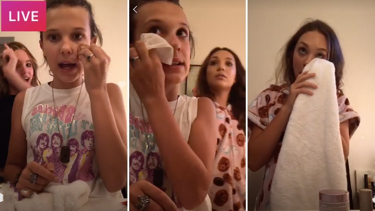 Maddie Ziegler & Millie Bobby Brown | Instagram Livestream | August 27