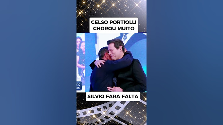 CELSO PORTIOLLI SE EMOCIONOU MUITO #criador #emoção #silviosantos #sbt