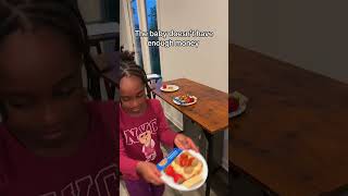 Mom charges baby to eat dinner