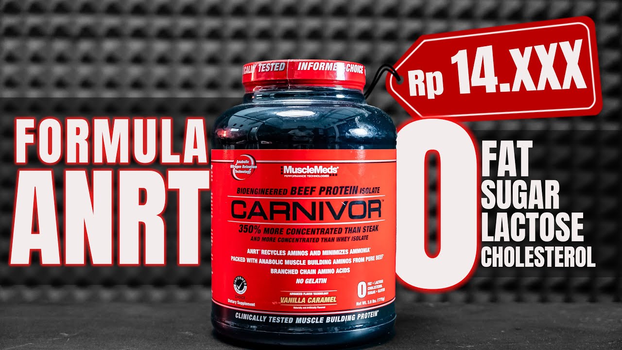 BEEF ISOLATE + ANABOLIC ANRT 😨 REVIEW MUSCLEMEDS CARNIVOR BEEF PROTEIN ISOLATE