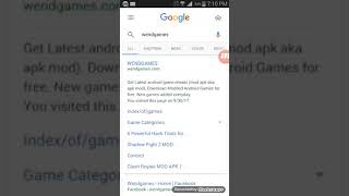 How to use wend games a modding website for your phone screenshot 4