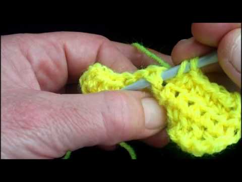 Video: How To Knit A Raised Double Crochet