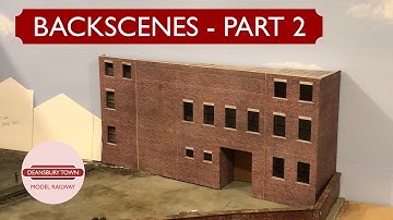Backscenes Part 2. Planning and making a scratch build low relief factory | 003