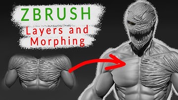 How to use LAYERS and MORPH TARGETS  in ZBRUSH!!