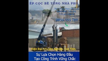 BÁO GIÁ ÉP CỌC BÊ TÔNG NĂM 2023- ép cọc bê tông nhà phố sài gòn