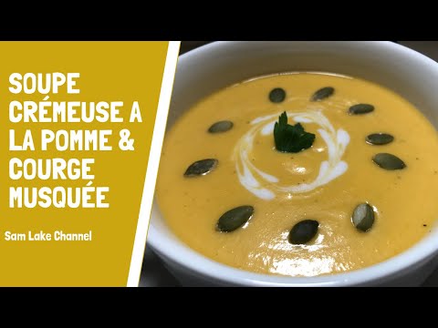 soupe-crÉmeuse-a-la-pomme-&-courge-musquÉe-|-recette-vegetarienne-et-sans-gluten-|-30-minutes-soupe