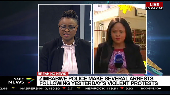 Arrest made in Zimbabwe following violent protests