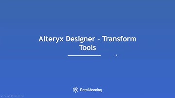 Pivoting Data Via Transform Tools - Alteryx Designer Webinar Series