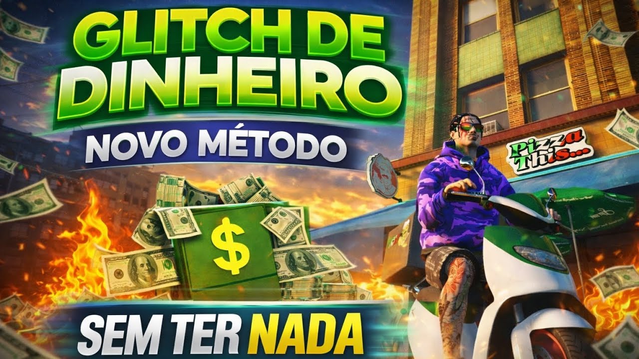 GTA V ONLINE - NOVO GLITCH DE DINHEIRO | SEM TER NADA ! 